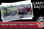 Trafik kazası: 1 ölü 3 yaralı