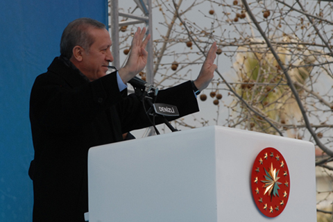 Cumhurbaşkanı Recep Tayyip Erdoğan Denizli’de
