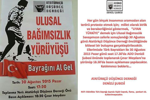 “Bayrağını al gel”