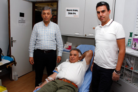 ADM EDAŞ personelinden kan bağışı