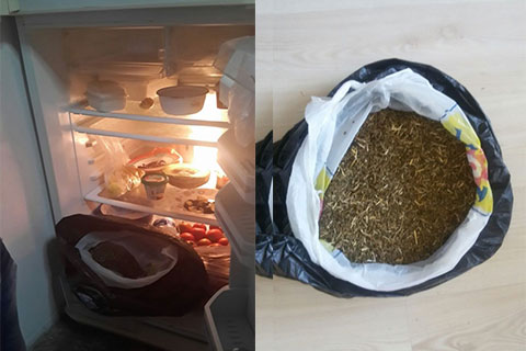 Buzdolabına sakladılar ama yine yakalandılar