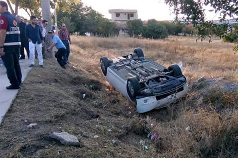 Bu araçtan yara almadan kurtuldu