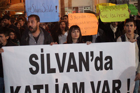 Denizli’de Silvan eylemi