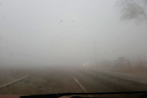    Antalya karayolunda sise dikkat