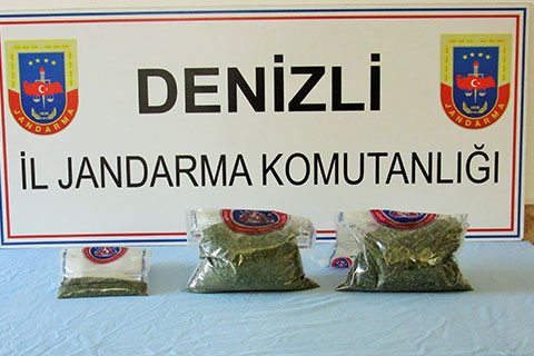 Denizli Çivril’de uyuşturucu operasyonu