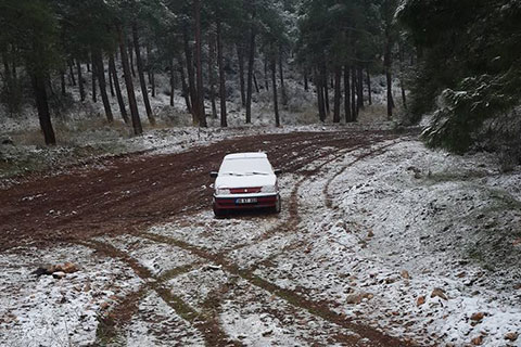 Acıpayam’da çalındı, Gökpınar’da bulundu