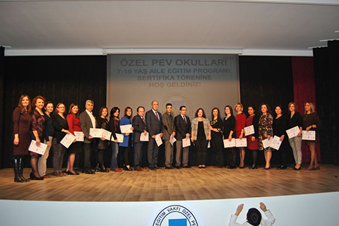 PEV’de veli eğitimleri tamamlandı