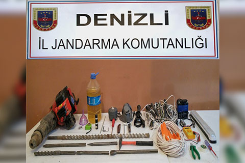 Tarihi eser talanına hazırlanıyorlardı