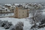 Denizli’de kar manzaraları