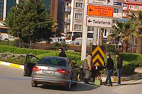 Üçgen’de trafik kazası: 1 yaralı