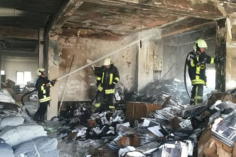 Bir hafta arayla ikinci yangın