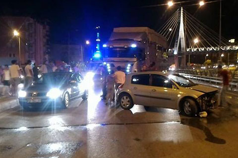 Fevzi Çakmak’ta kaza: 2 yaralı