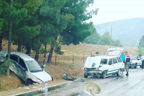 Acıpayam’da yağmur kazası