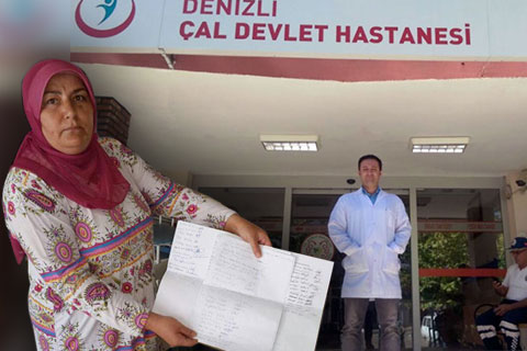 Çal’a uzman doktor gönderildi