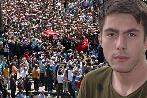Denizlililer şehidini son yolcuğuna uğurladı