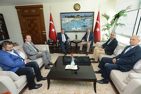 Turizmcilerden Altıparmak’a ziyaret