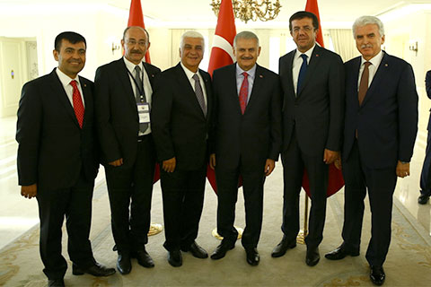 Başkanlardan Başbakan’a ziyaret