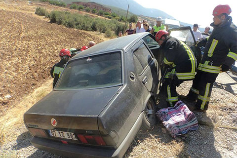 Cankurtaran’da korkutan kaza