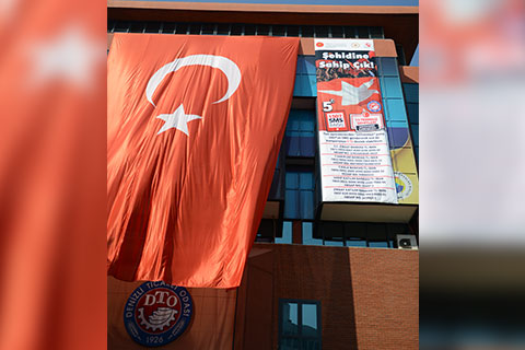 DTO’dan şehitlere 65 bin lira bağış