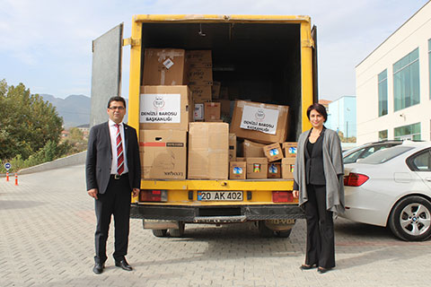 Bozkurt Yarı Açık Cezaevi’ne yardımlar ulaştı