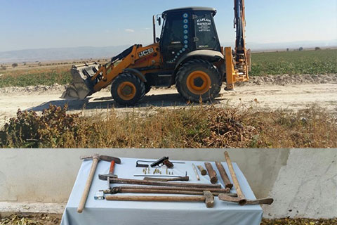 Jandarma’dan kaçak kazı operasyonu: 13 gözaltı