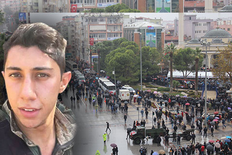 Şehidin cenazesi Yeni Camii’de