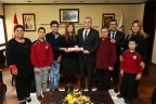 Özel çocuklardan Zolan’a özel ziyaret