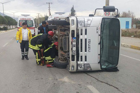 Adalet Mahallesi’nde kaza