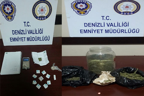 Aparta uyuşturucu baskını