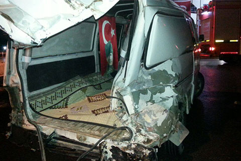 Bağbaşı’nda kaza: Çarptı, kaçtı
