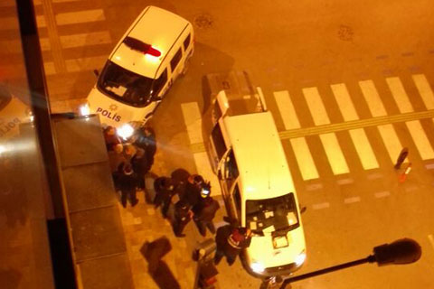 Halk Caddesi’nde korkulu saatler