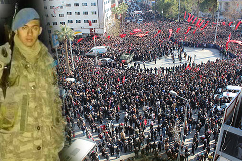 Denizli şehidini uğurladı