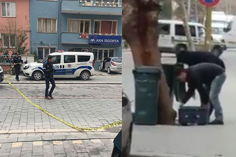 Kayalık Caddesi’nde şüpheli paket paniği