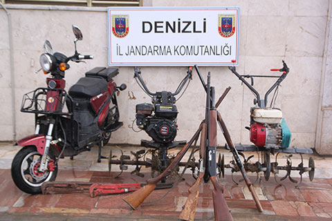 Tavas’ta çiftçilerin kabusu olan 3 hırsızlık zanlısı yakalandı