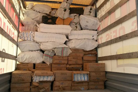 700 bin paket sigara ve tütün imha edildi