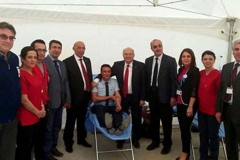 Miniklerden kan bağışına destek