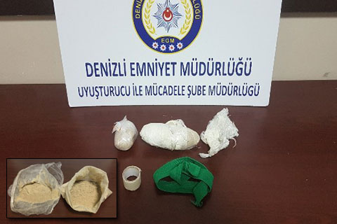 İstanbul-Denizli hattında eroin operasyonu