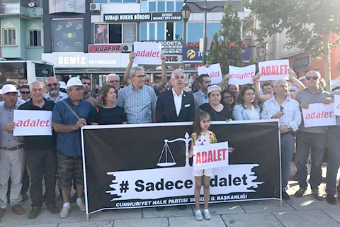 CHP’nin “Adalet” eylemleri sürüyor