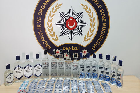 Emniyet’ten kaçak içki operasyonu