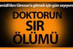 Ataması yapılan doktor bıçakla kendini keserek intihar etti
