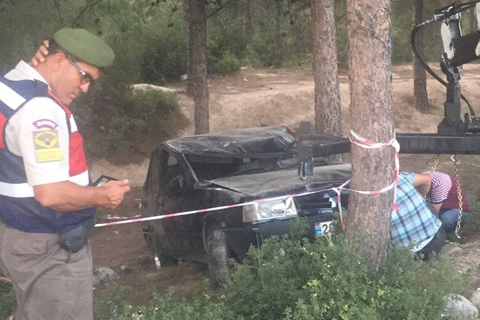 Karakurt’ta feci kaza