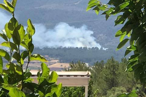 Saat 14.45’te yangın başladı, ilk müdahale helikopterle