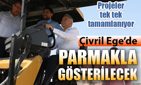 Çivril’de Büyükşehir’in projeleri tek tek tamamlanıyor