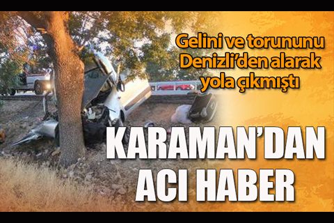 Dede direksiyon başında dalınca