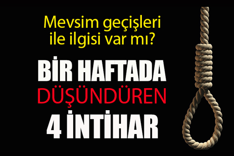 Denizli’de bir haftada 4 intihar olayı… Mevsim geçişleriyle ilgisi var mı?