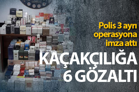 Gümrük kaçakçılığına 6 gözaltı