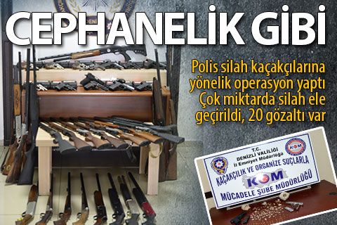 Polisten silah kaçakçılığı operasyonu