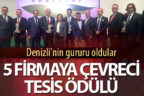 5 firmaya “Çevreye Tesis Ödülü”