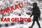 Bu ilçelere dikkat! Kar geliyor