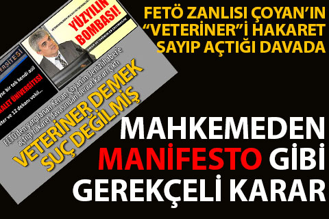 Mahkemeden manifesto gibi gerekçeli karar